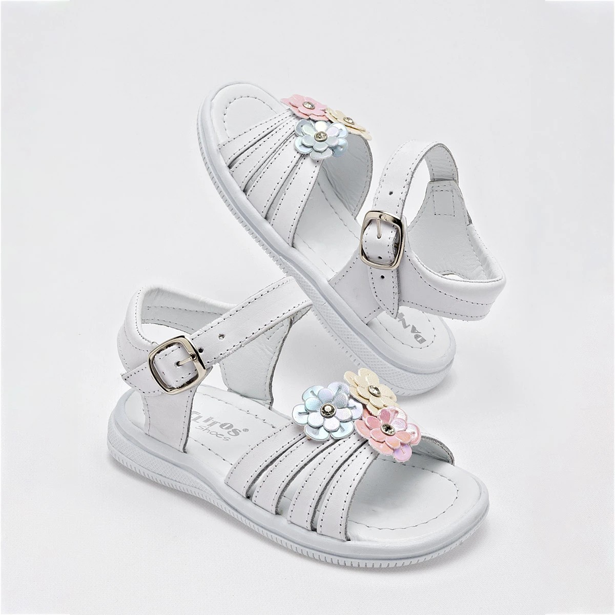 ZAPATO SANDALIA Danielitos Shoes NI&Ntilde;A 1721 COLOR BLANCO MULTICOLOR image number null