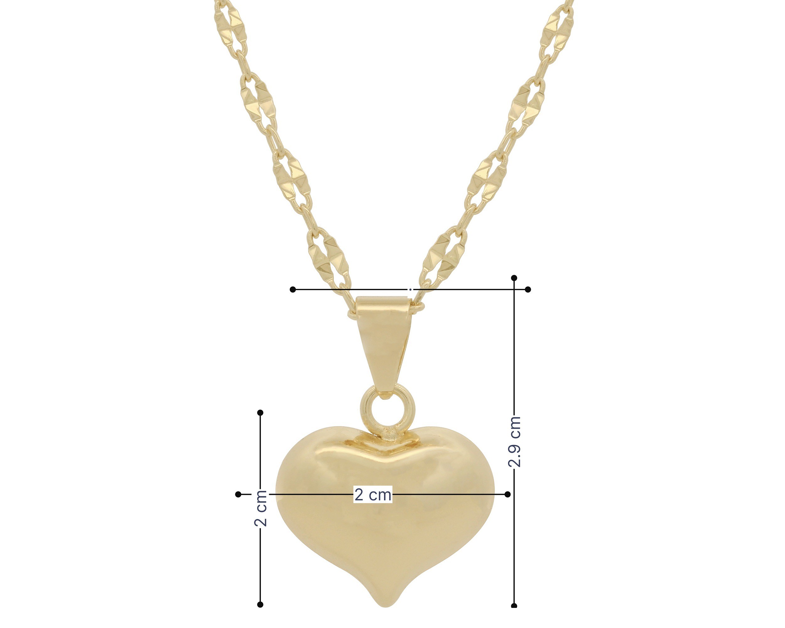 Collar con Dije de Nudo Celta Dorado image number null