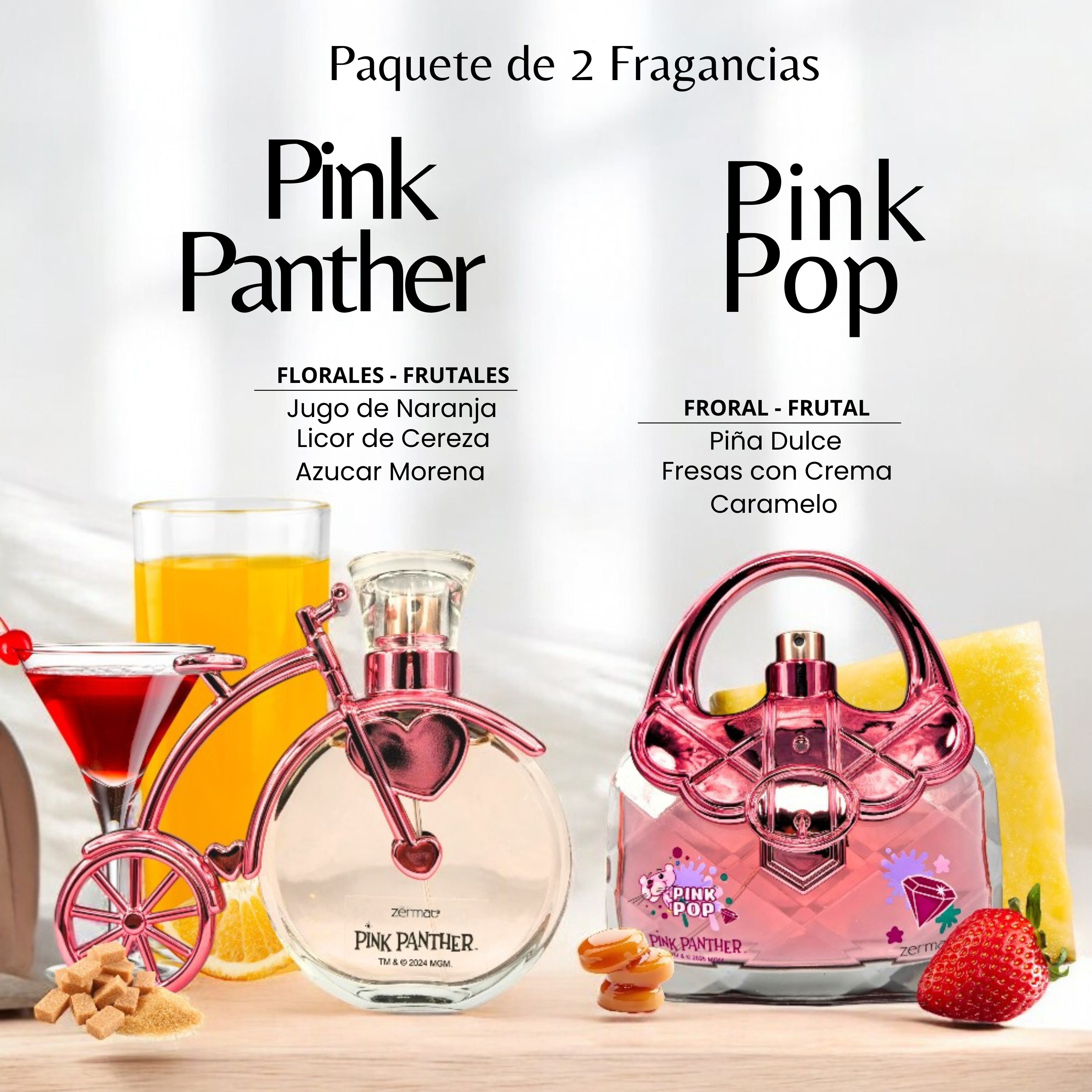 Set perfumes Zermat mujer Pink Panther y Pink Pop floral image number null