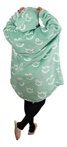 Coomfi - Maxi Hoodie, Sudadera Para Dormir Unitalla Adulto Verde image number null