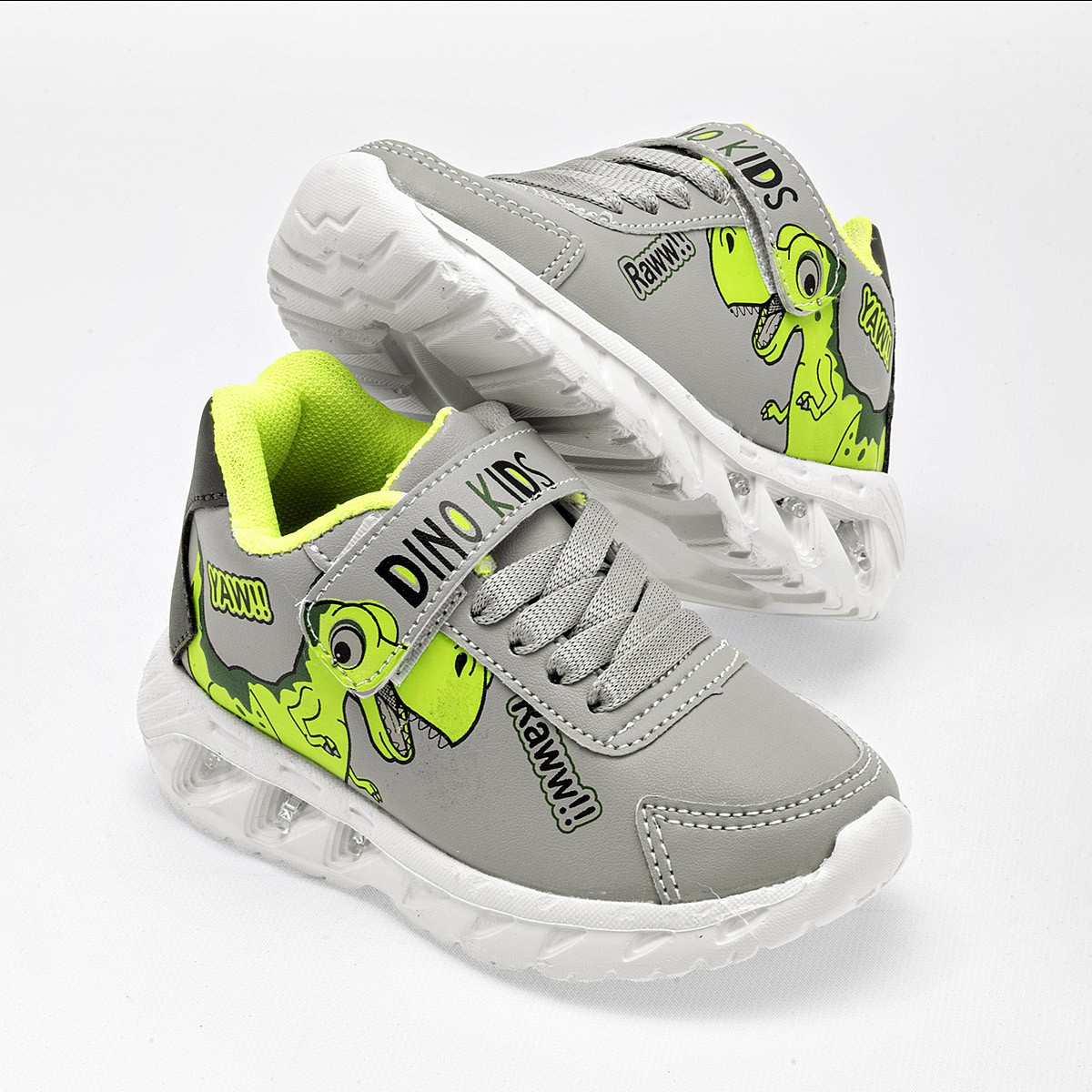 TENIS URBANO Celex NI&Ntilde;O EN COLOR GRIS VERDE OLIVO 242 image number null