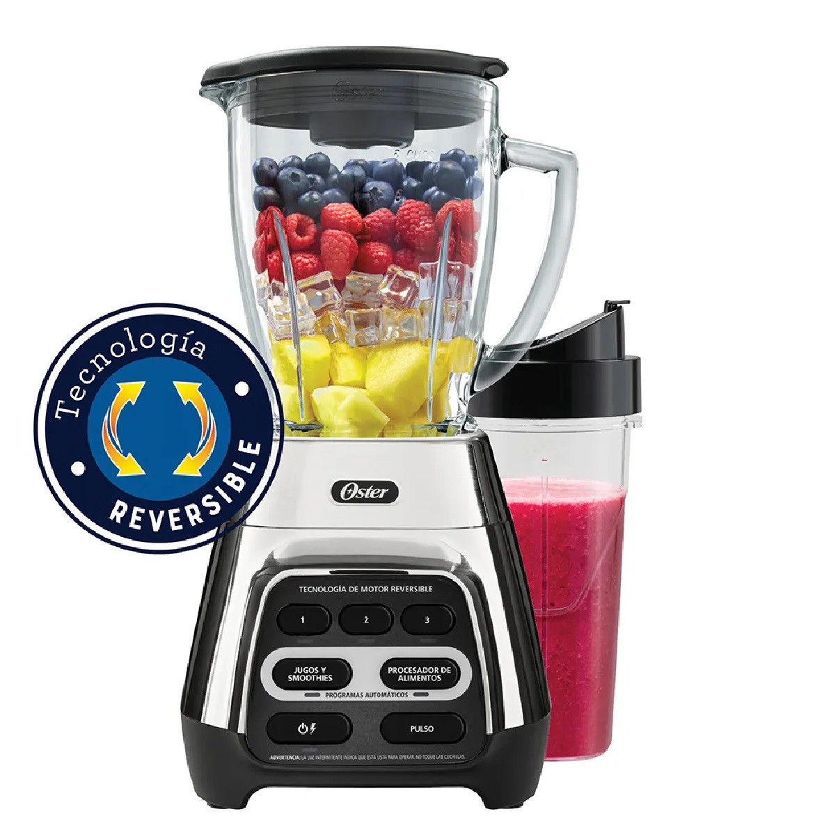 Licuadora Oster BLSTPYG1311N Reversible / Vaso Blend-N-Go ORTY3. image number null