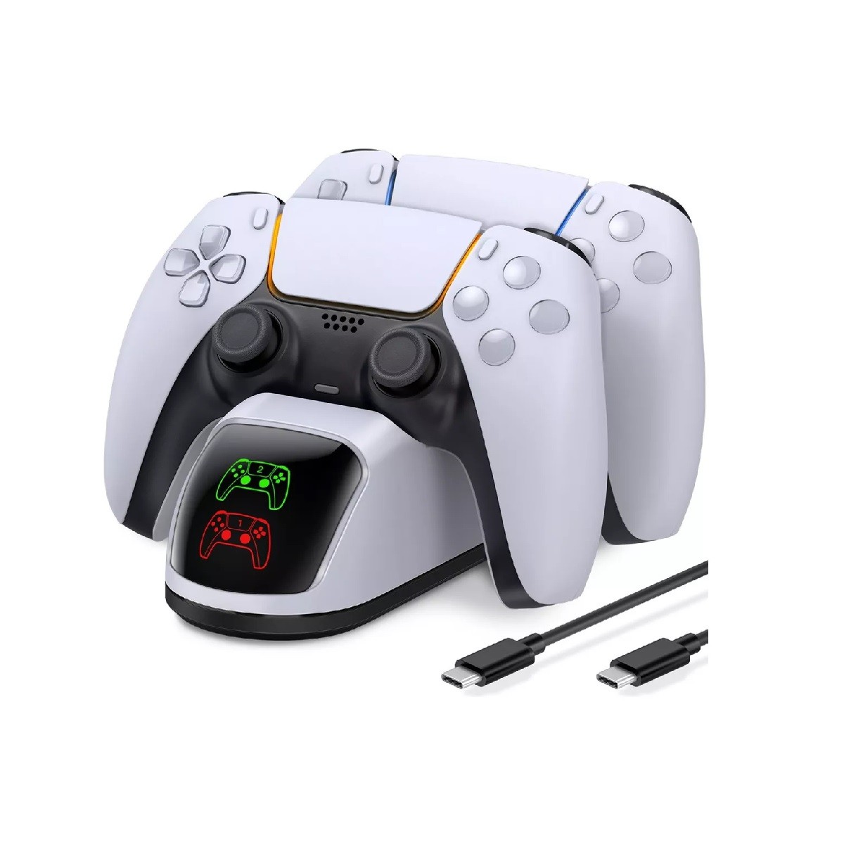 Estaci&oacute;n De Carga Dual Para Joystick De Ps5 USB. image number null