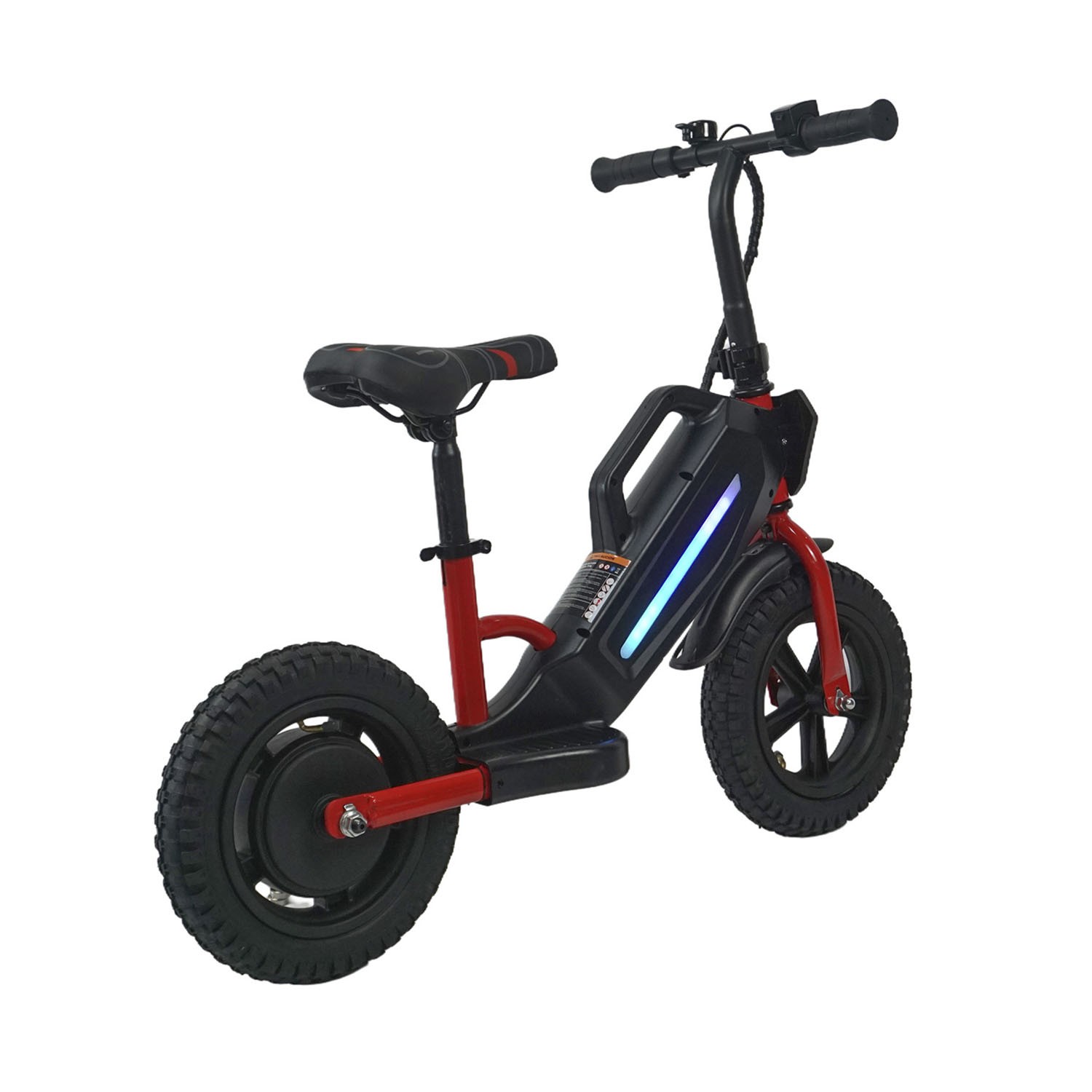 Bicicleta Electrica Infantil Moboss K01 Motor 180W 24V Roja image number null