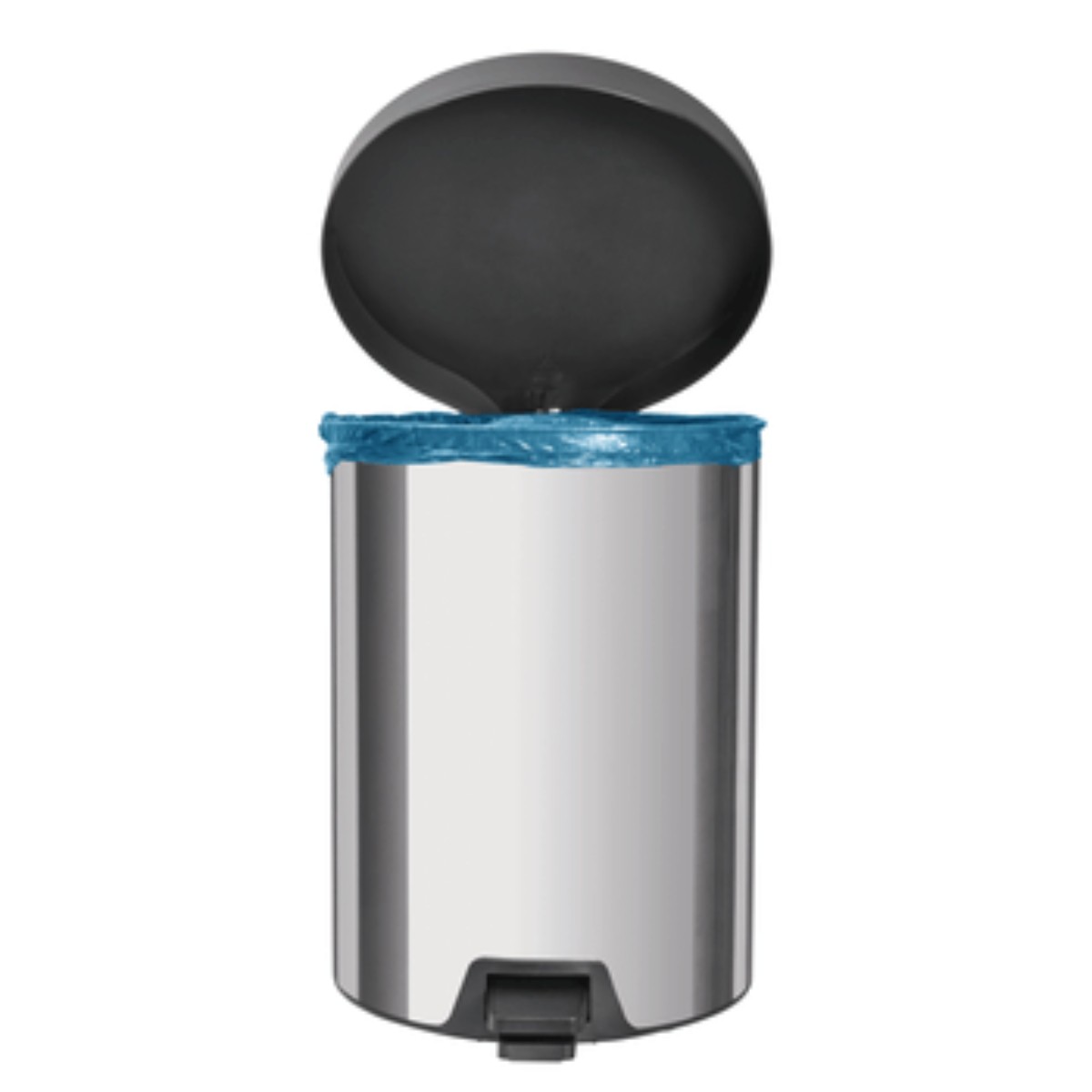 Bote de Basura Tramontina 94538/705 New 5L C/Pedal Inox Tapa Pl&aacute;stico ENDY1 image number null