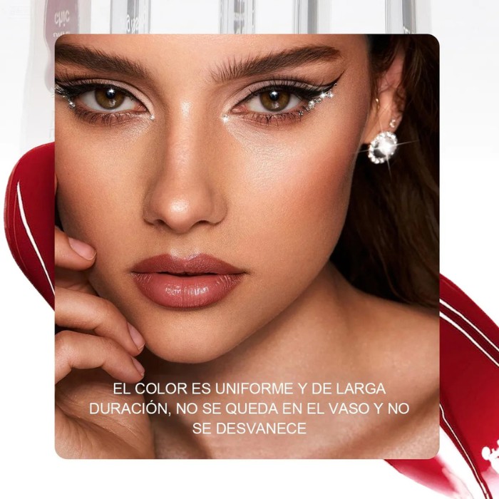 Delineador de Labios Tattoo Peel-Off Mate 3 Pcs - Brillo Labial Permanente Waterproof Larga Duraci&oacute;n image number null