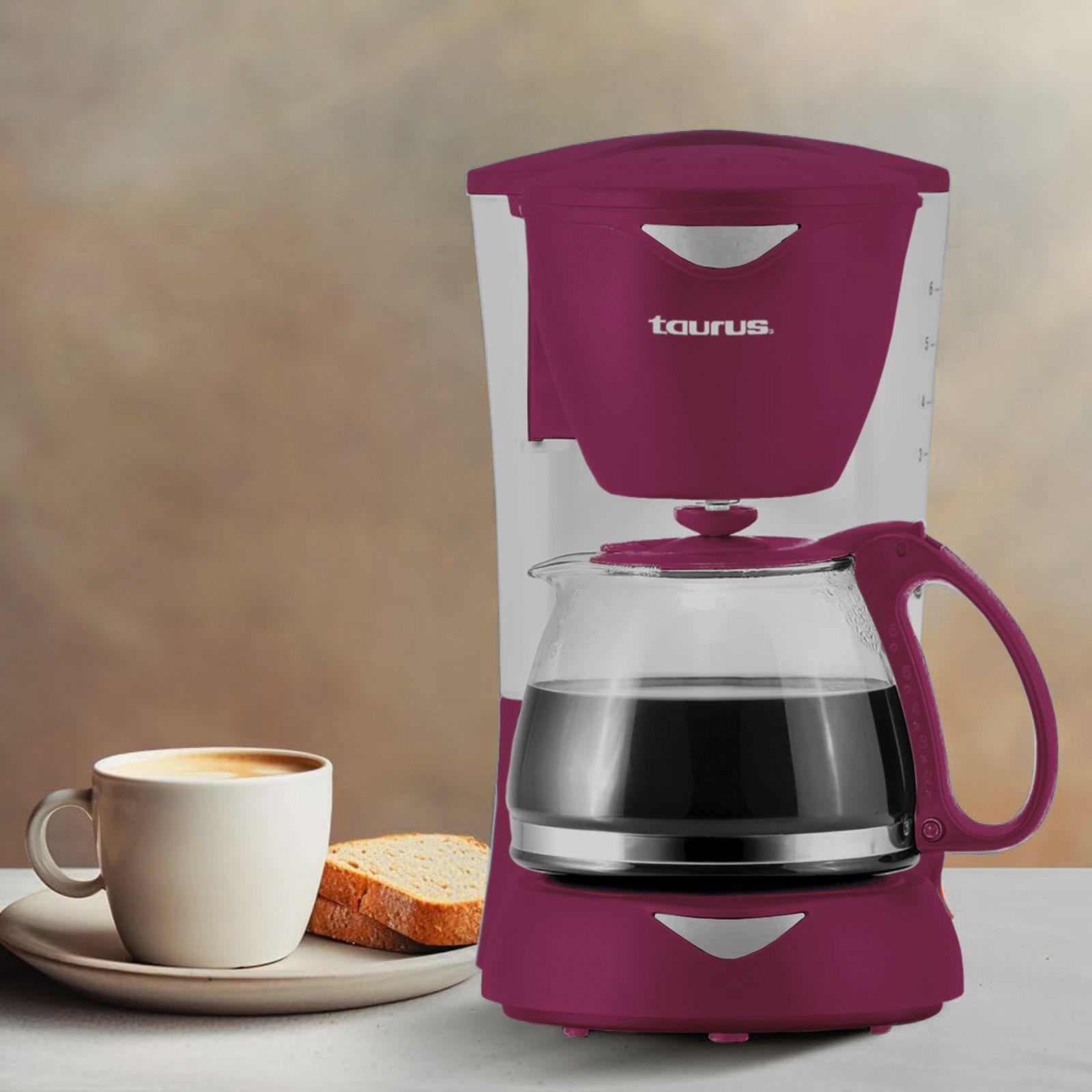 Cafetera Taurus C6T 6 Tazas Guinda image number null