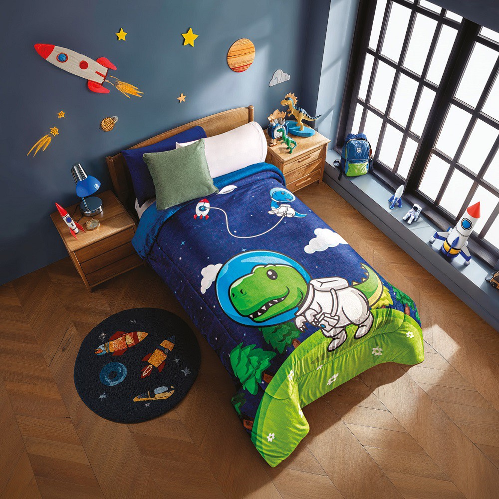 Cobertor Pachi Calientito Dino Astronauta Ind Concord image number null