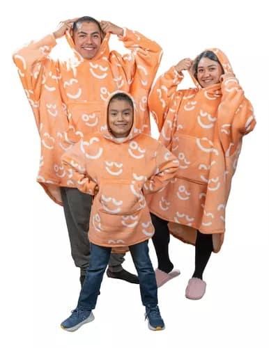 Coomfi - Maxi Hoodie, Sudadera Para Dormir Unitalla Adulto Naranja image number null