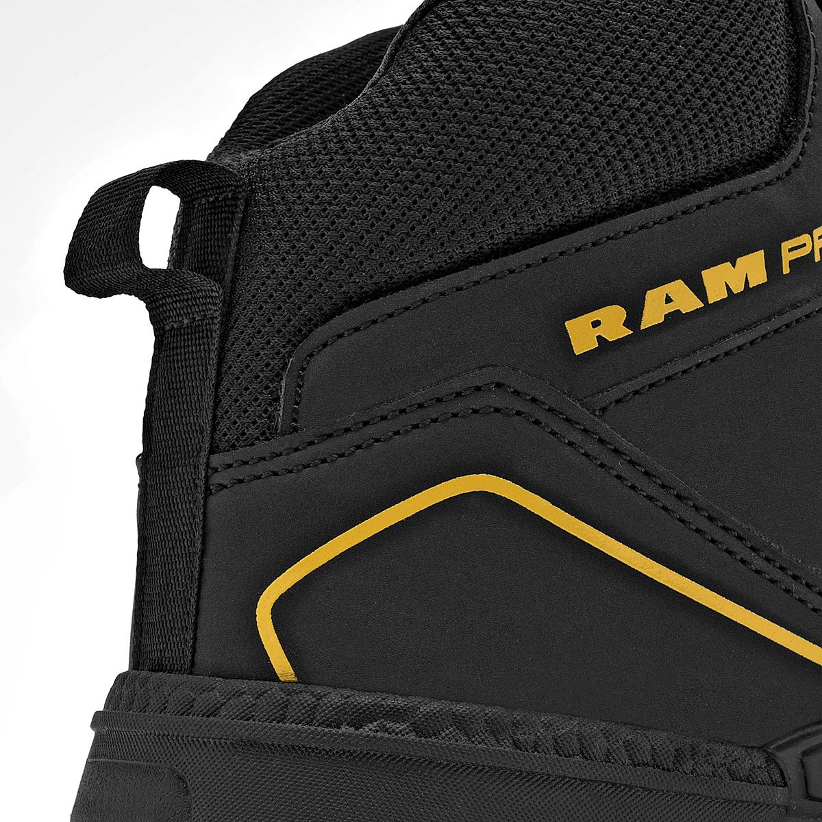 ZAPATO INDUSTRIAL Ram HOMBRE EN COLOR NEGRO 9582 image number null
