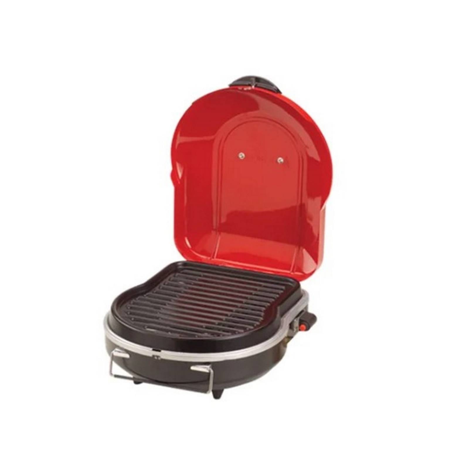 Asador Parrilla Plegable Bicolor Uso Facil Camping Coleman. image number null