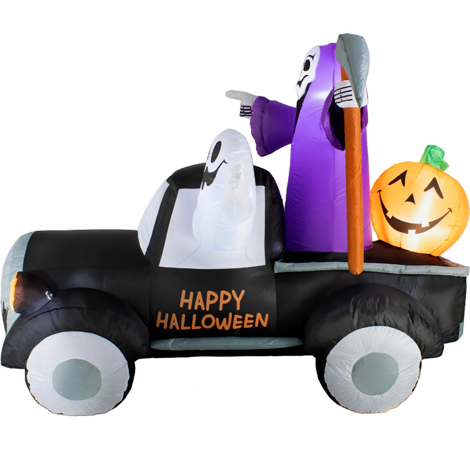 Inflable Halloween Camioneta Terrorifica Led 200 Cm image number null
