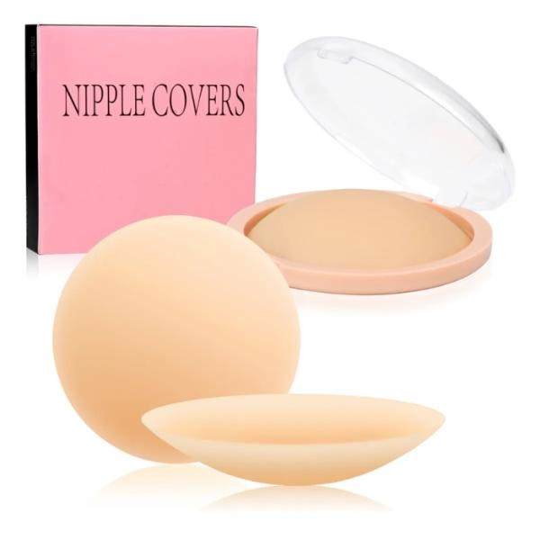 Pezoneras Bra Levanta Push Up Cubre Pez&oacute;n De Silicona Talla 8cm Copa A-C image number null