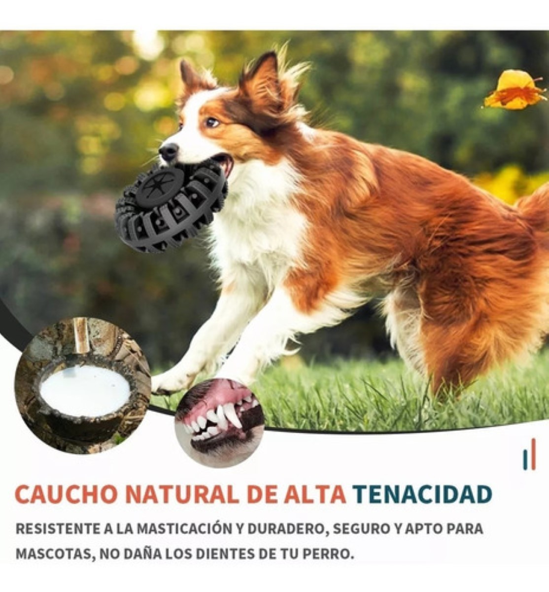 "Juguete Para Perro Mordibles Grandes Neum&aacute;ticos Goma negro " image number null