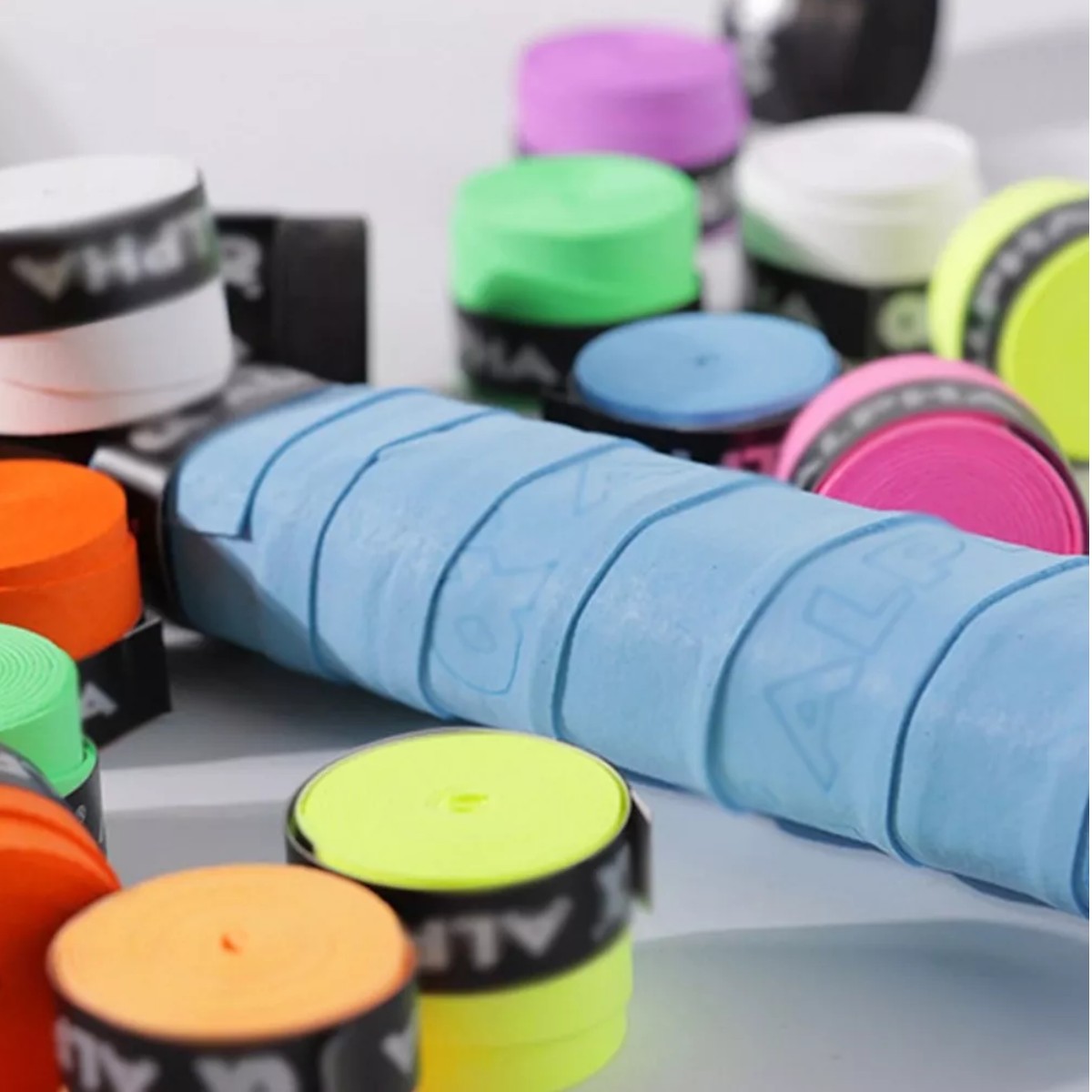 24 Pcs Cintas Agarre Raqueta Tenis B&aacute;dminton Antiderrapante image number null