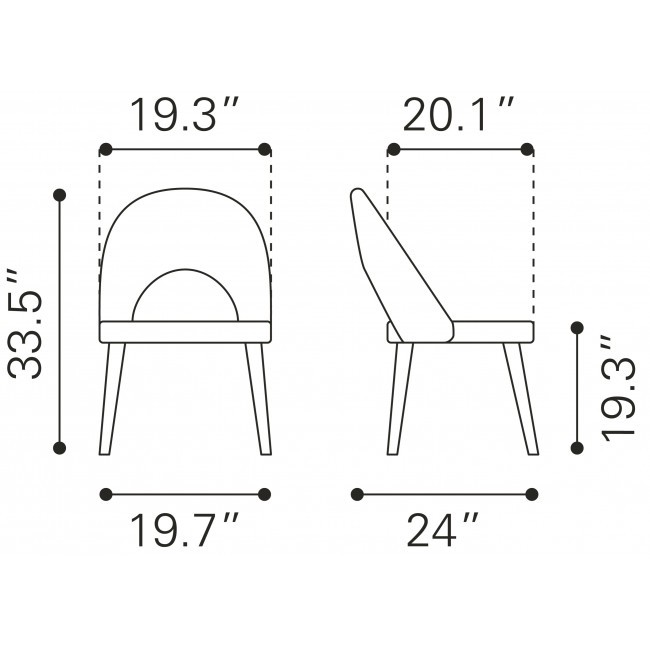 Silla de Comedor Miami Verde - Kessa. image number null