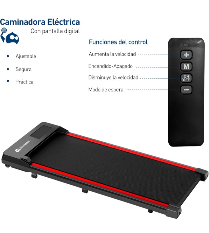 Caminadora walking pad bluelander electrica control remoto ajustable image number null