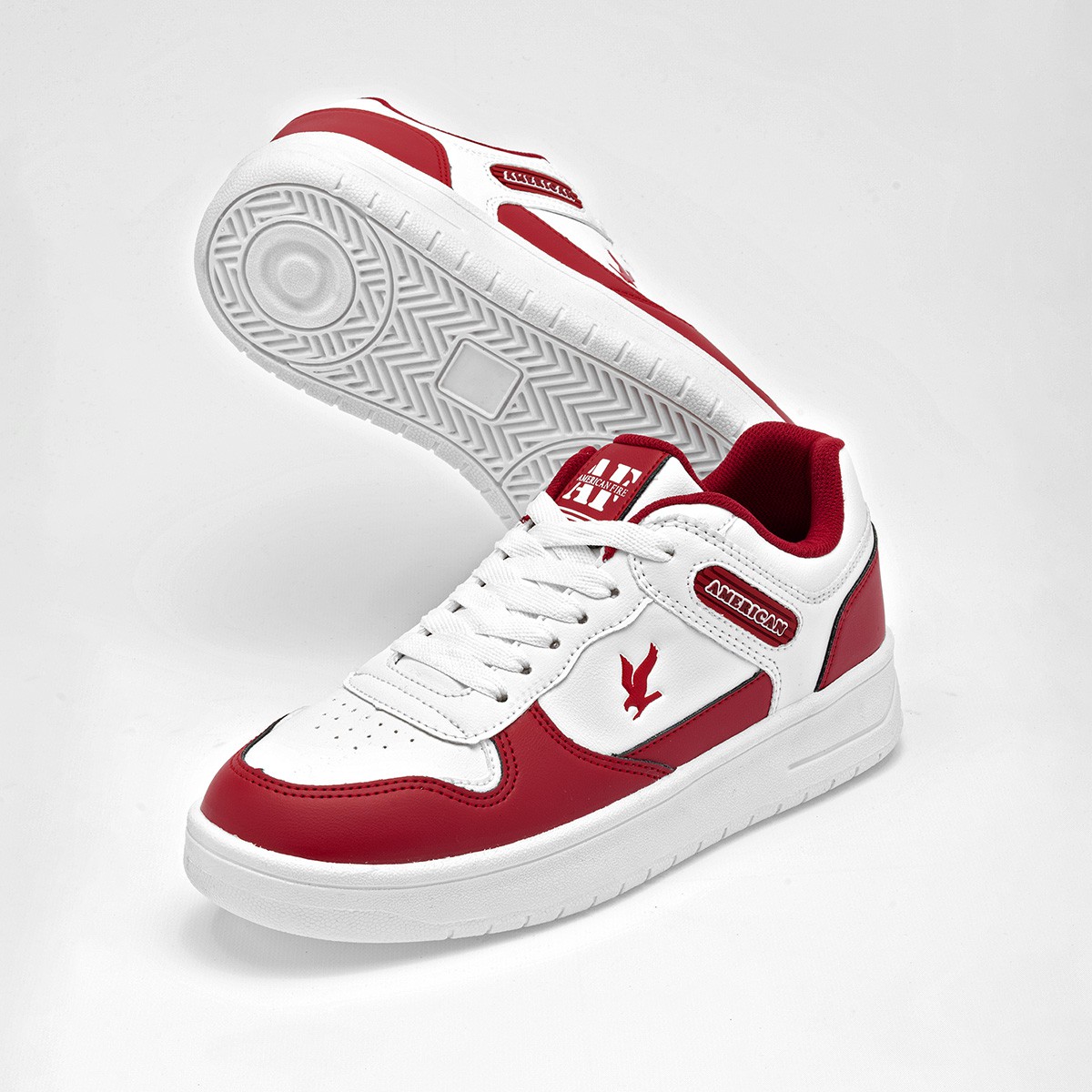 TENIS URBANO American Fire NI&Ntilde;O EN COLOR BLANCO ROJO 7151 image number null