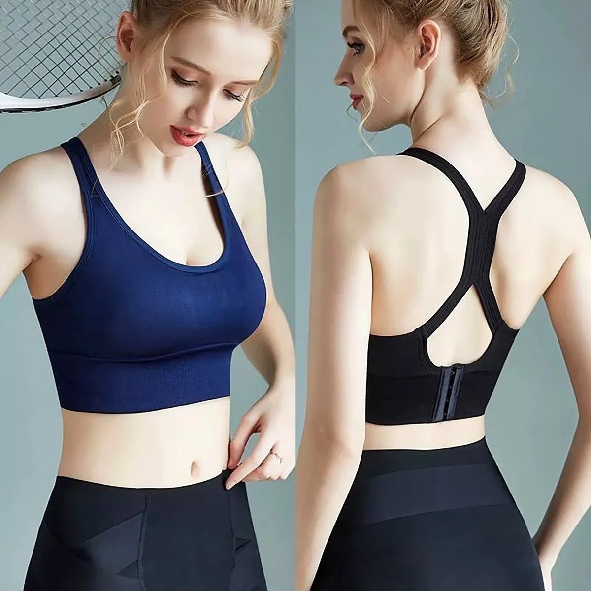Sujetador Deportivo A Prueba De Golpes Para Mujer 4pcs Talla M image number null