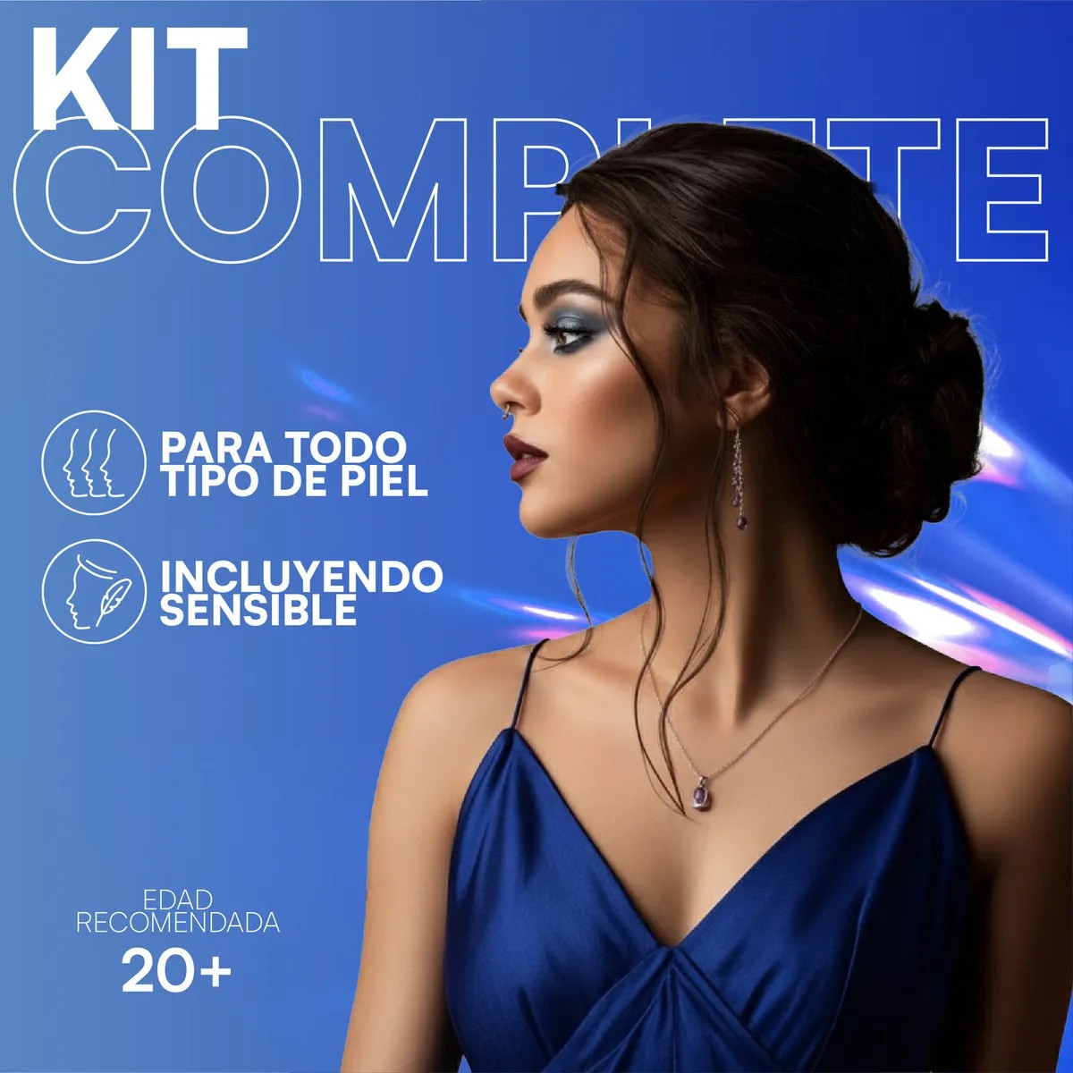 Mist Jewel Kit Sueros Faciales Complete &Aacute;cido Hialur&oacute;nico, Retinol Y Vitamina C + E image number null