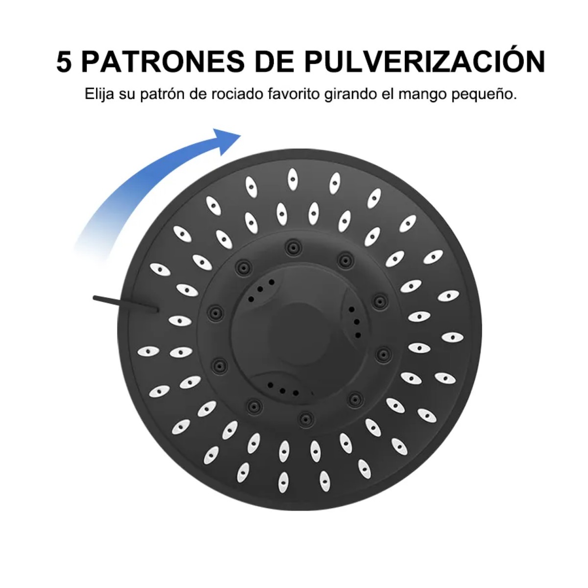 Cabezal De Ducha Led Ducha De Mano Con 2 Filtros Alta Presion 5 Modos image number null
