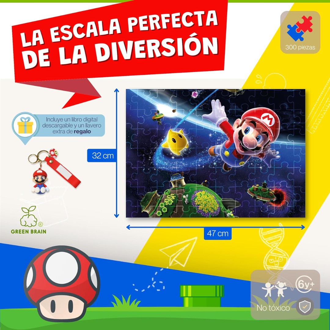 Rompecabezas Super Mario Galaxy 300 Piezas image number null