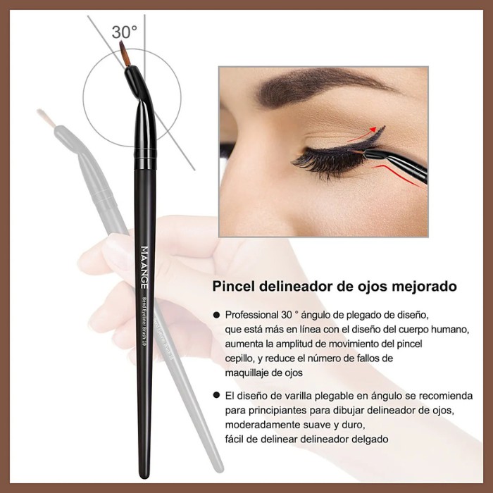 Set de 25 Brochas de Maquillaje Profesionales con Caja, Kit Kabuki para Base, Rostro y Ojos, Premium image number null