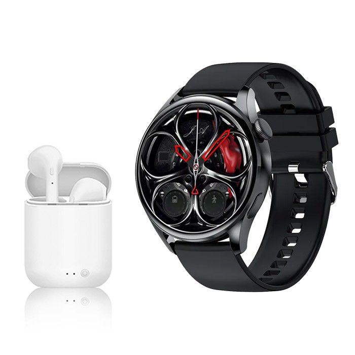 Combo Smartwatch RD 01 + aud&iacute;fonos Pro Negro image number null