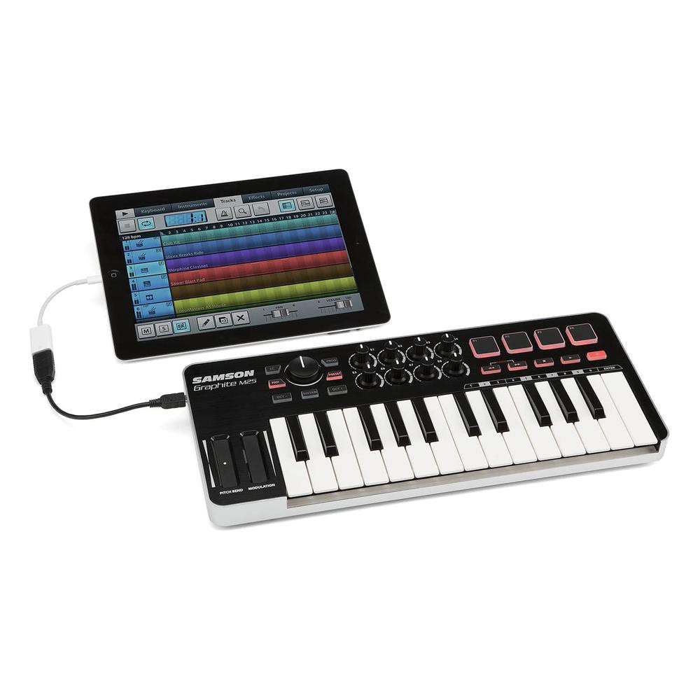 Controlador USB/MIDI 25 teclas SAKGRM25 SAMSON image number null