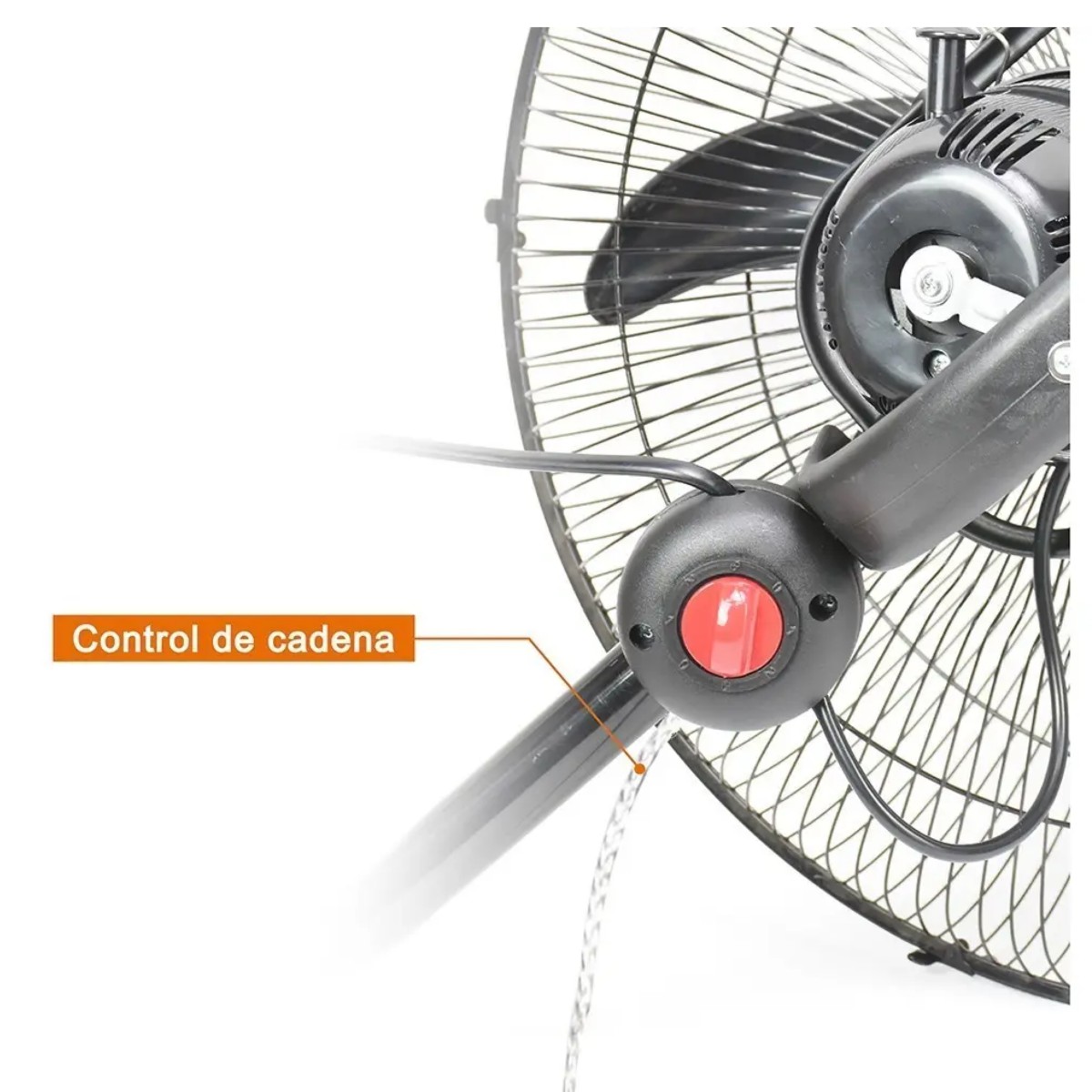 Ventilador Pared 18 Pulgadas Met&aacute;lico/360&deg; Estructura Negro image number null