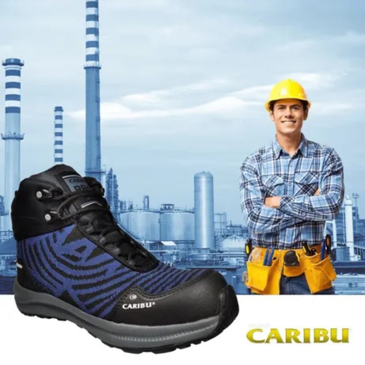 Bota Carib&uacute; 340 Industrial Con Casco image number null