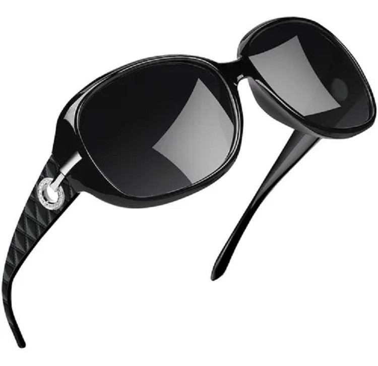 Lentes De Sol Mujer Polarizados Dama Uv400 Negro image number null
