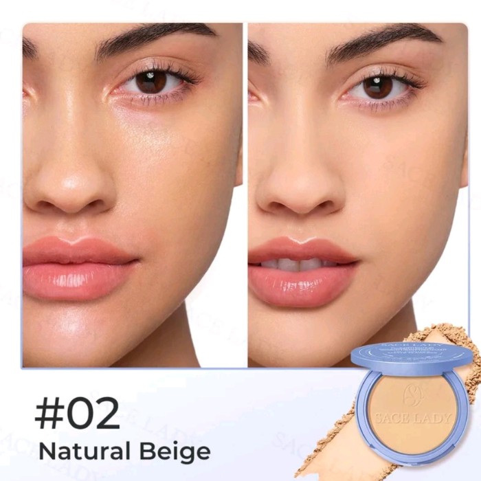 Combo 2 Pcs Polvo Compacto Mate + M&aacute;scara Voluminizadora Impermeable Waterproof Look Duradero Maquillaje Base, Rimel image number null