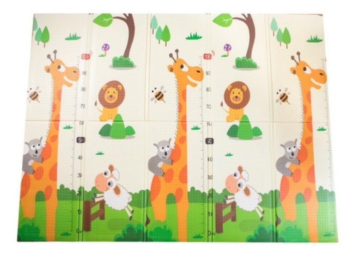 Tapete De Juego Papubaby Plegable Multiusos 150 X 200 Cm Jirafa image number null