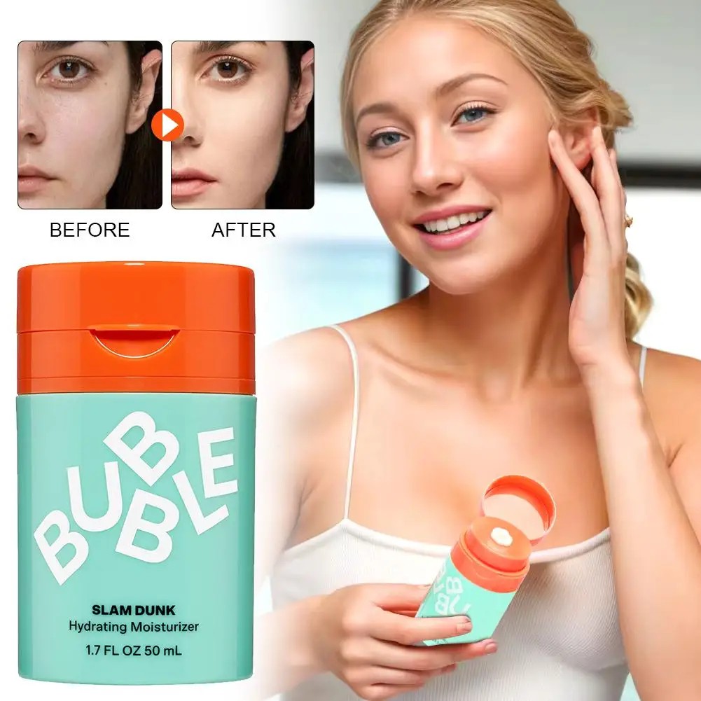 Crema facial hidratante de burbujas 50ml, t&oacute;ner reparador nutritivo con vitamina E, Gel de Aloe Vera, piel normal a seca image number null