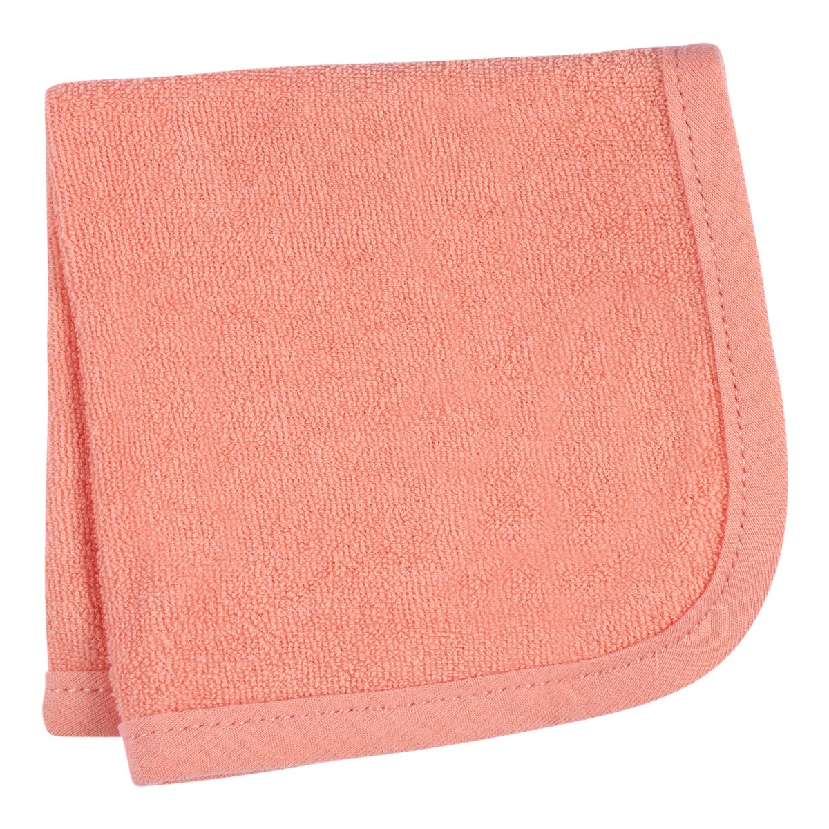 Set 4 toallas beb&eacute; Gerber capucha y pa&ntilde;os 80% algod&oacute;n rosa image number null