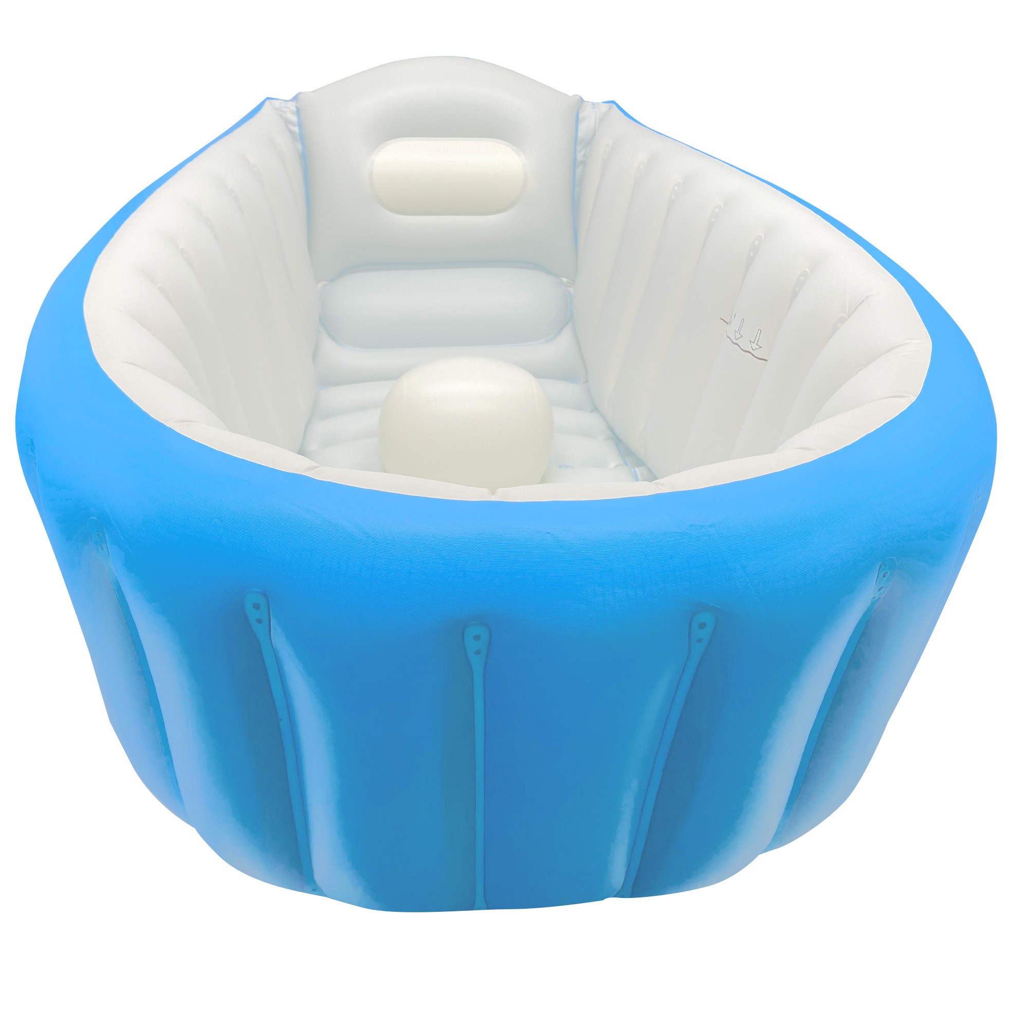 Ba&ntilde;era Inflable Para Reci&eacute;n Nacido Y Beb&eacute; Con Bomba Ecobaby Original image number null