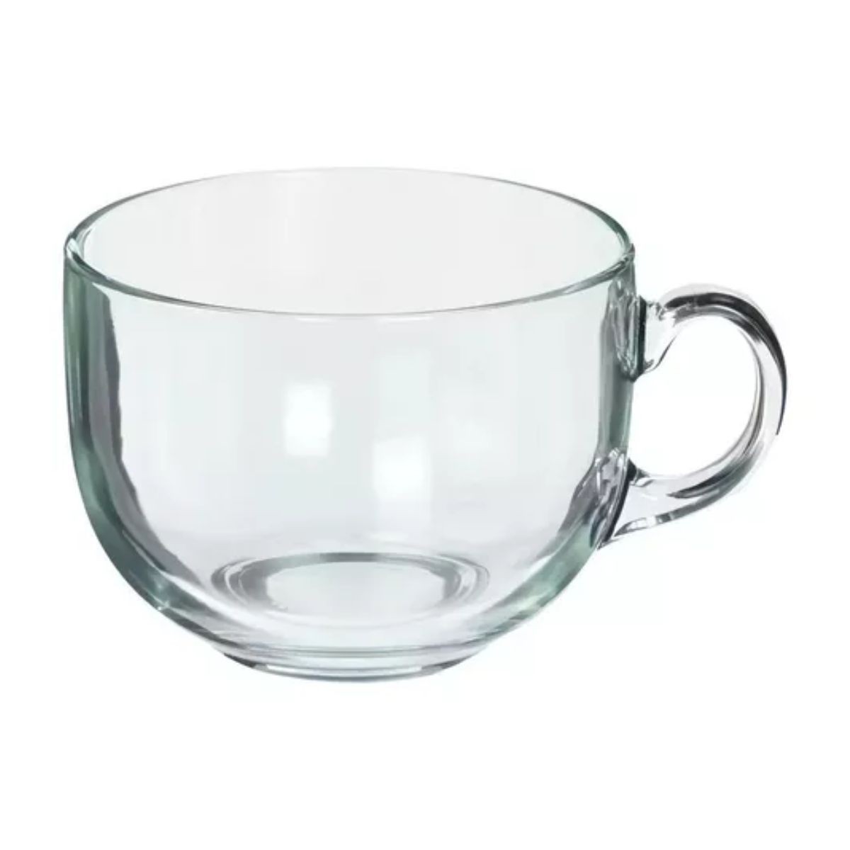 12 Taza Grande Vidrio Para Caf&eacute; O Capuchino 470ml Jumbo transparente image number null