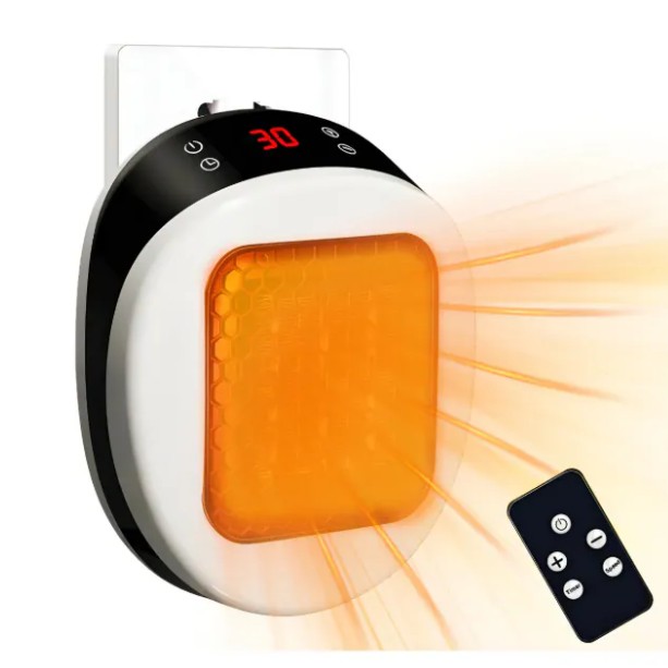 Calefactor El&eacute;ctrico De Aire Mini Color Negro image number null
