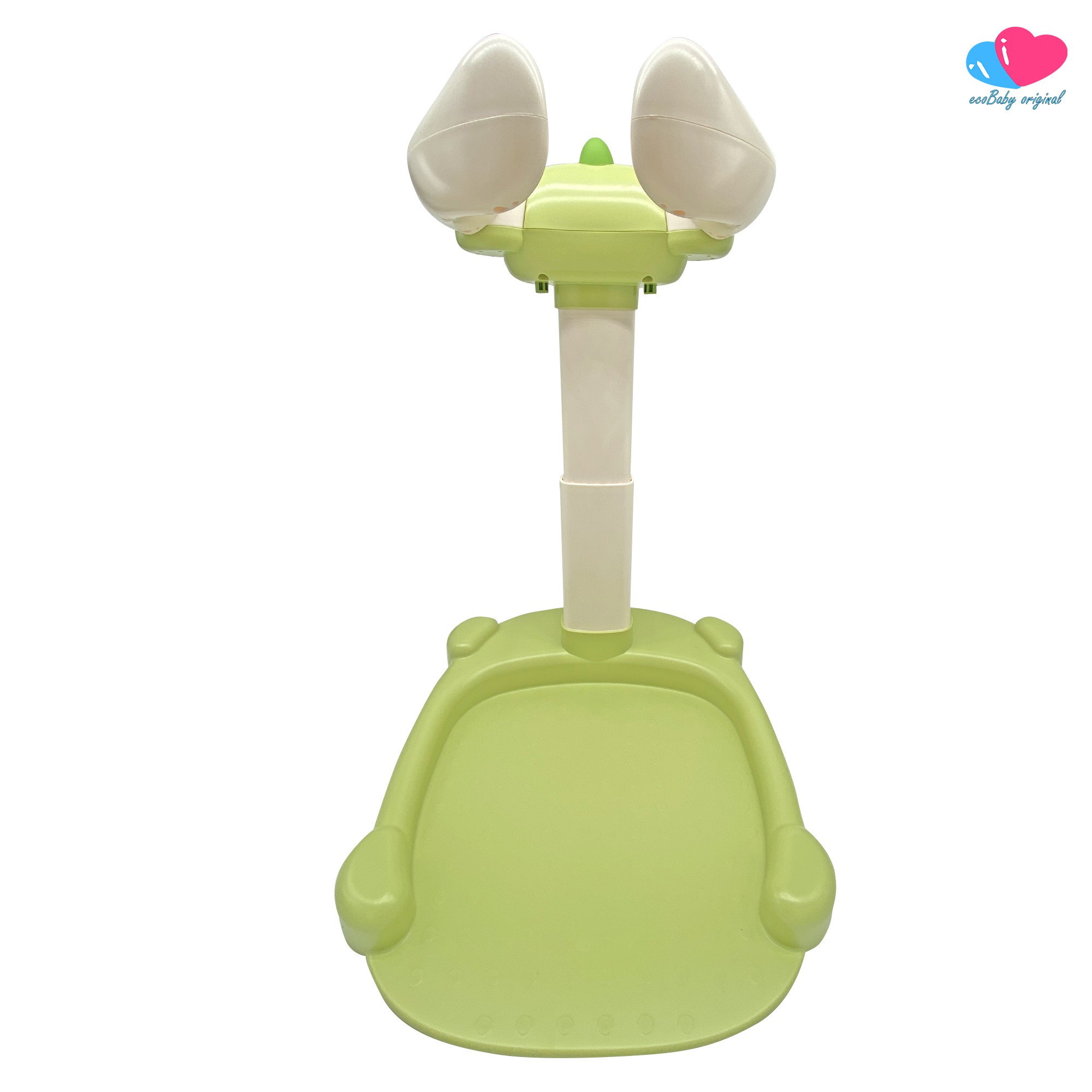 Soporte De Ba&ntilde;o Para Bebe Ecobaby Orginal Con Altura Ajustable Dinosaurio Verde image number null