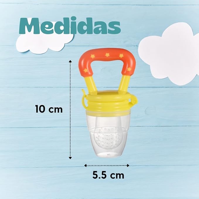 A SAYCHEESE Baby Food Feeder Juego de 4 Chupones alimentadores para beb&eacute;s image number null