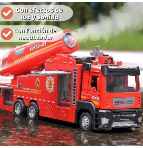 Juguete Infantil de Bomberos Rojo image number null
