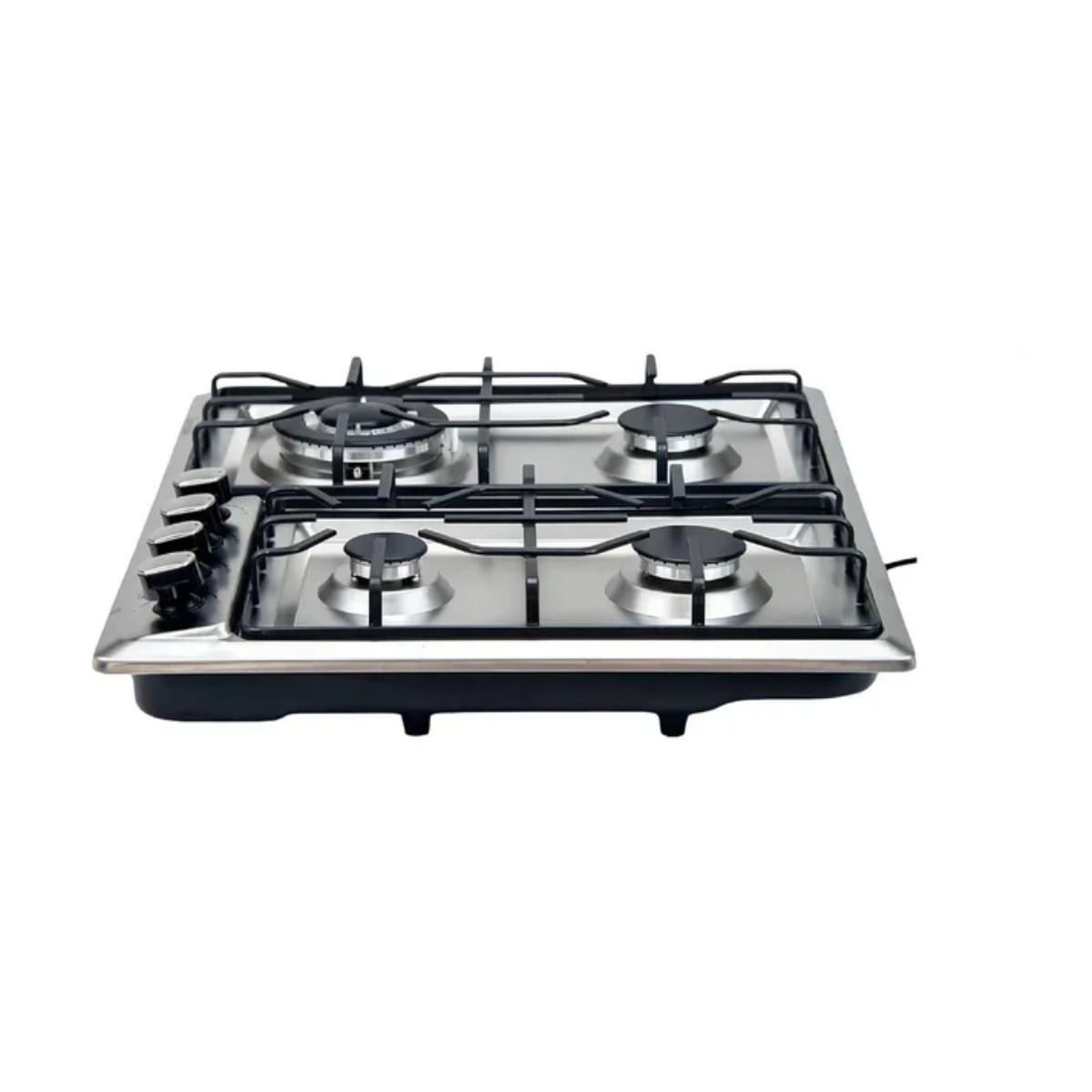 Combo Juego de Vaporeras Lamex Especial 22-28-34 Aluminio + Parrilla a Gas Empotrable Shtark 4Q Acero Inox ENDY-ORT image number null