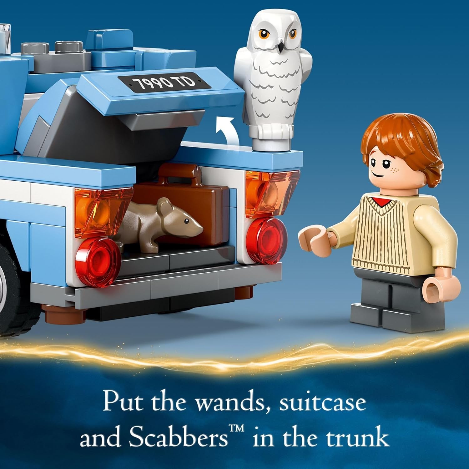 LEGO Harry Potter Ford Anglia Volador 76424 165 Piezas COLOR AZUL Desde 7 A&ntilde;os Compatible image number null