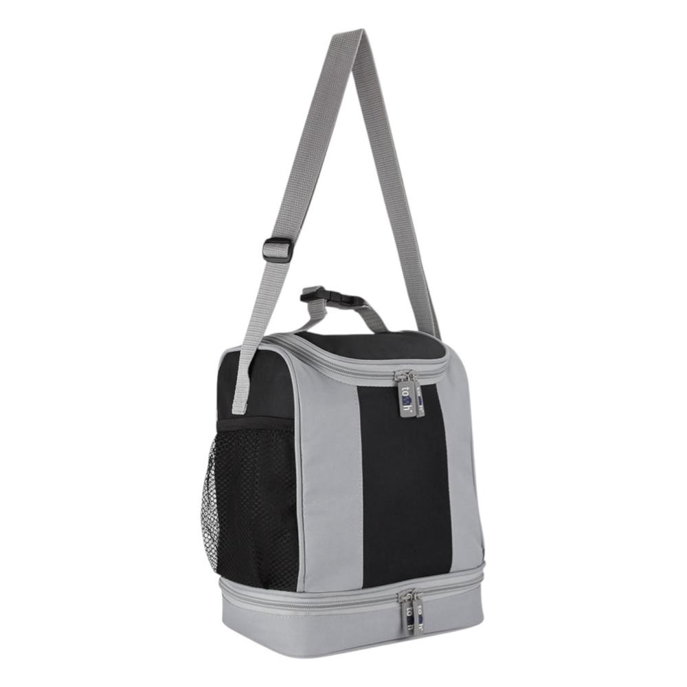 Paquete 10 piezas Lonchera promocional con doble compartimento impermeable image number null