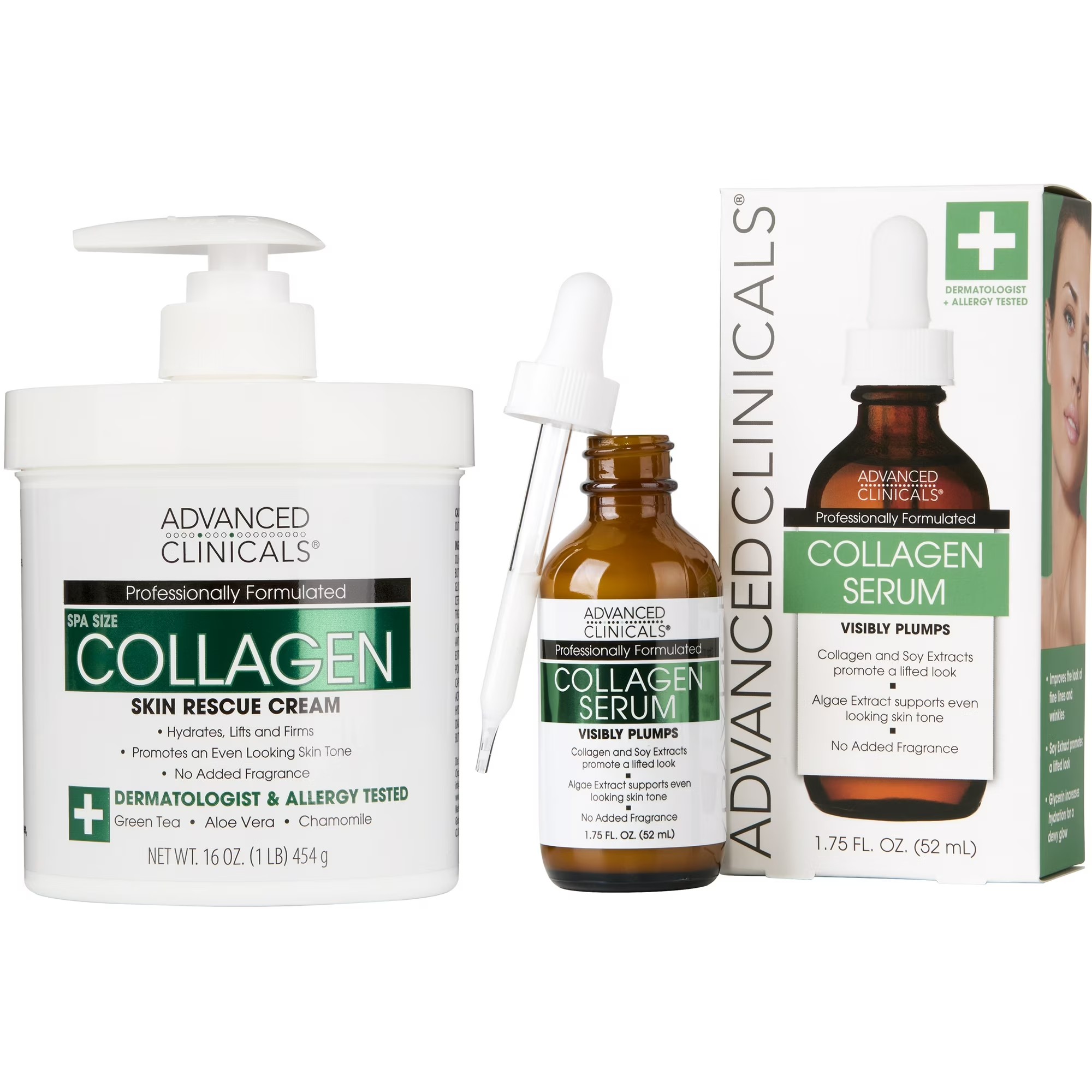 Set de Cuidado de la Piel con Col&aacute;geno Advanced Clinicals image number null