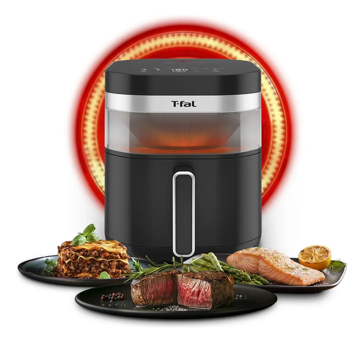 Freidora de Aire T-Fal EY8328X0 Infrared 7L Negra ORTY image number null