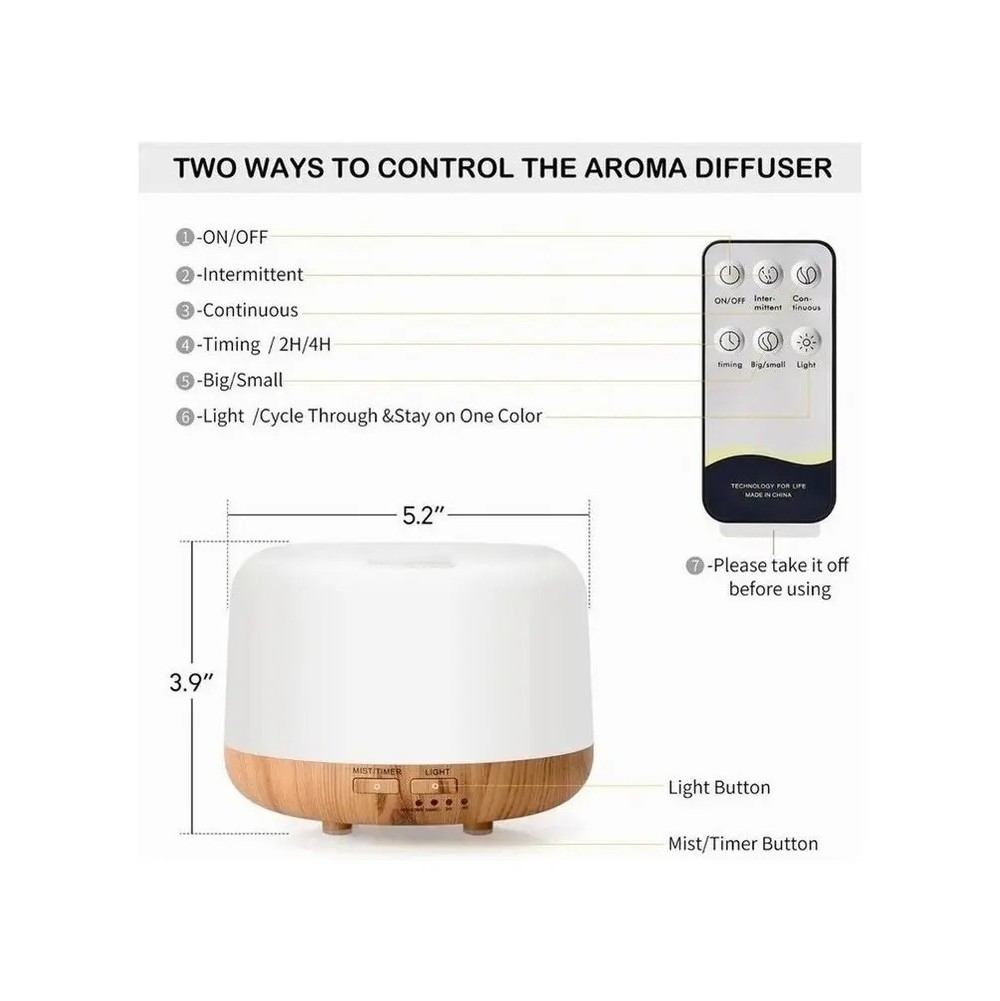 "Difusor De Aceites Esenciales Para Humidificadores Aroma blanco completo " image number null