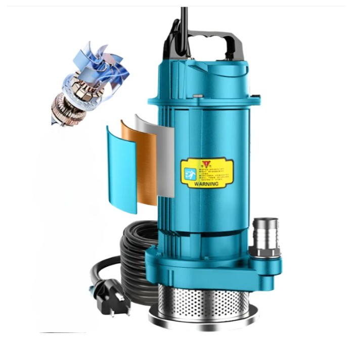 Bomba Sumergible Met&aacute;lica Para Agua Limpia/ Sucia 570w 110v Modelo Azul image number null