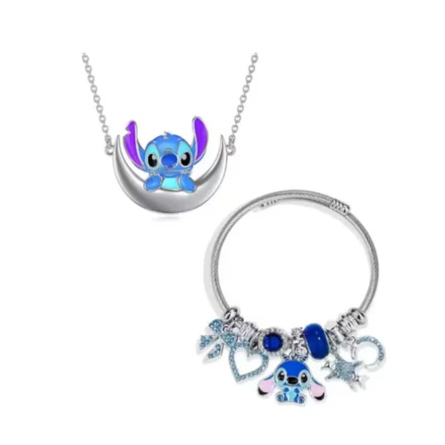 Set de Collar y Pulsera Lilo & Stitch image number null